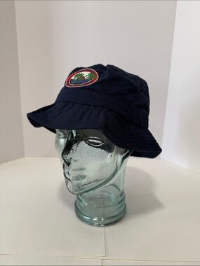 Jimmy Buffett Navy Hat with AMC Logo Tag